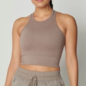 A&F Gilly Hicks High Neck Seamless Size XXS Nude